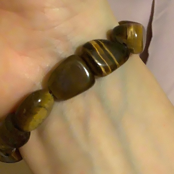 πTigerβs Eye Stone Bracelet. π - Picture 3 of 8